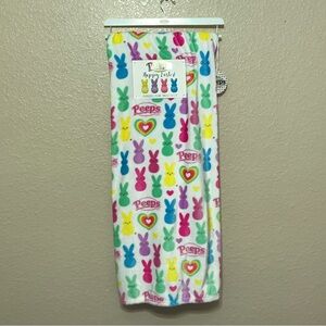 Colorful Peeps Oversized Easter Throw